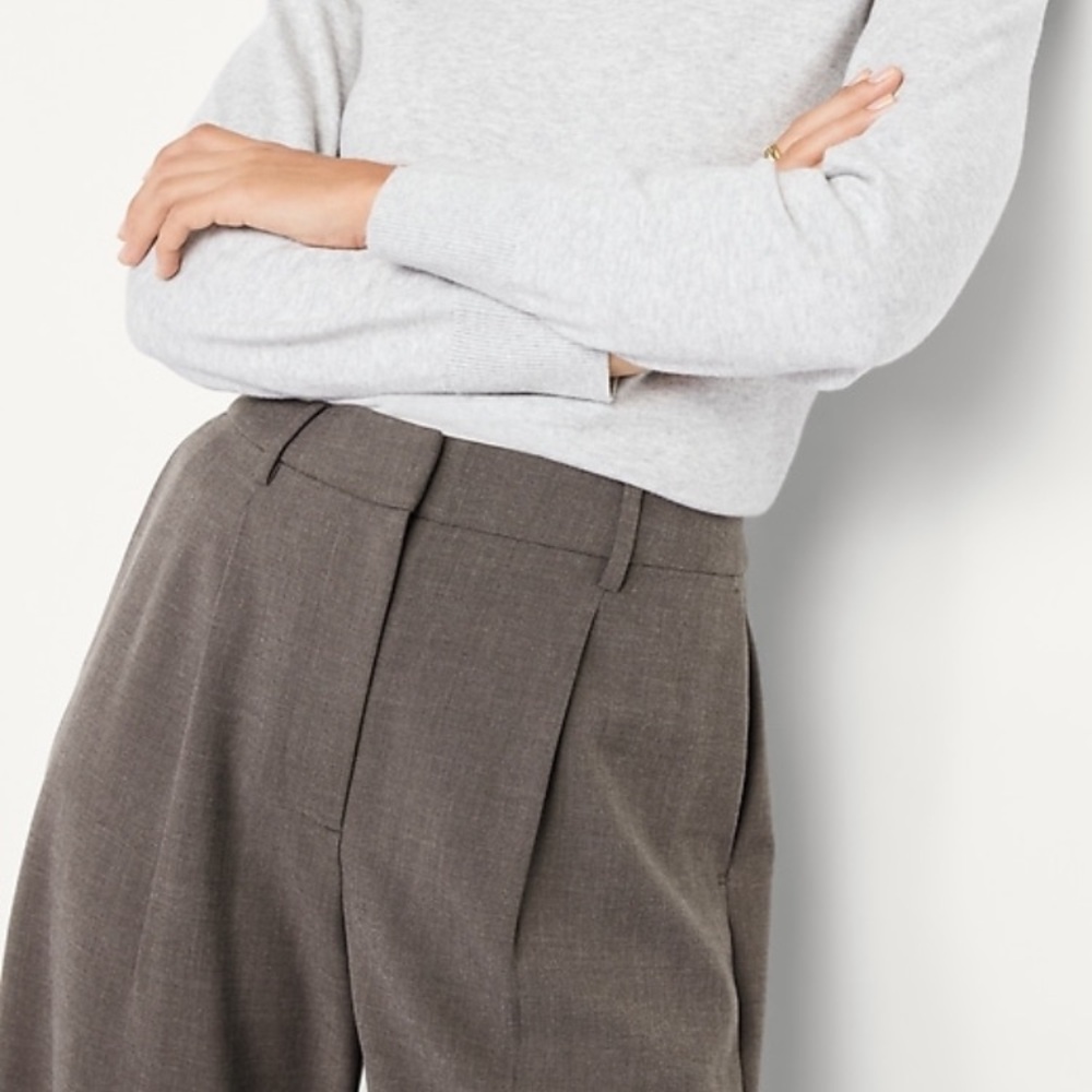 Old Navy Dark Gray Extra High Waisted Taylor Wide Leg Trouser